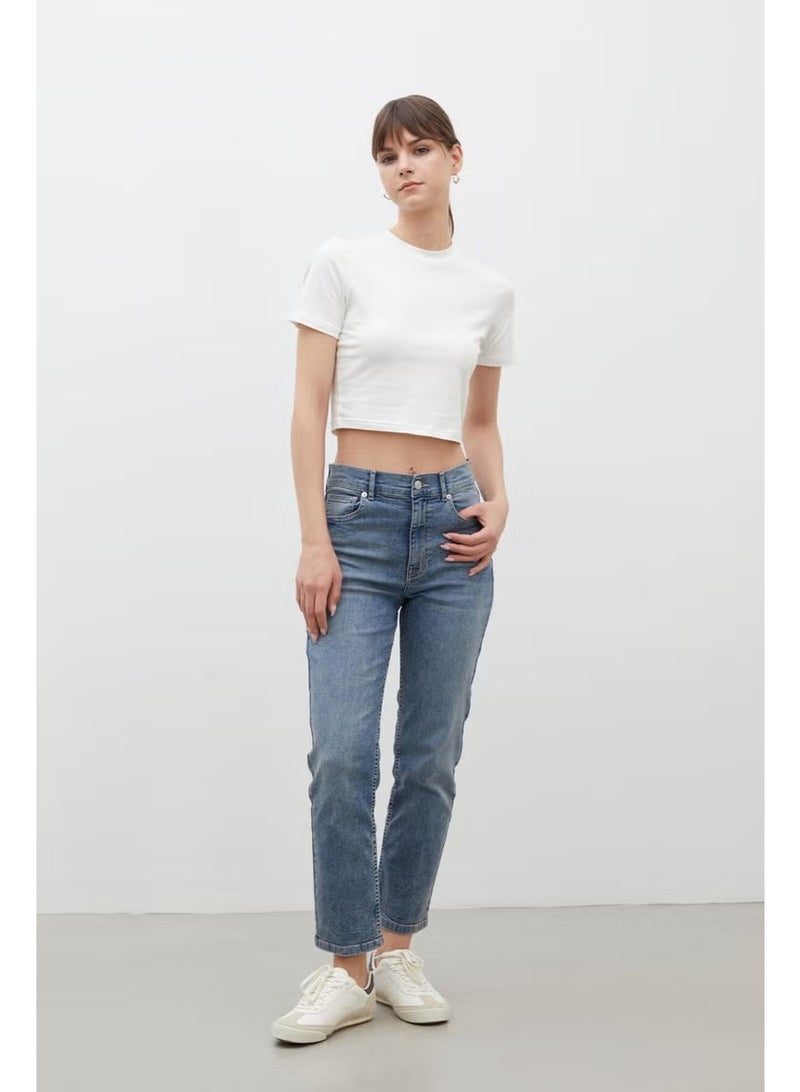Manuka Bootcut Fit Denim Trousers Blue - Image 2